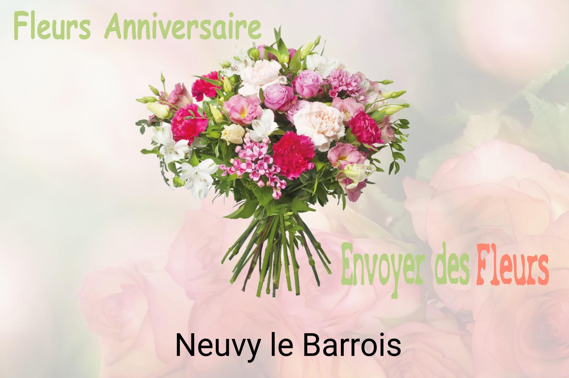 Bouquet de fleurs d’anniversaire livré à Neuvy-le-Barrois